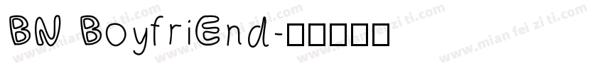 BN BoyfriEnd字体转换